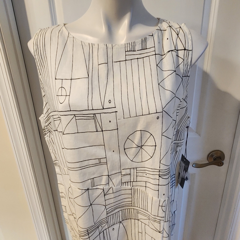 Habitat linen cotton dress size large - Picture 7 of 11